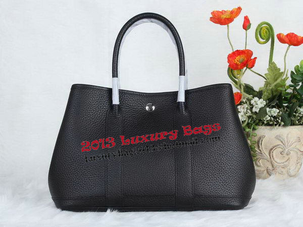 Hermes Garden Party 30cm Tote Bag Grainy Leather Black Hermes Garden Party 30cm Tote Bag Grainy Leather Black