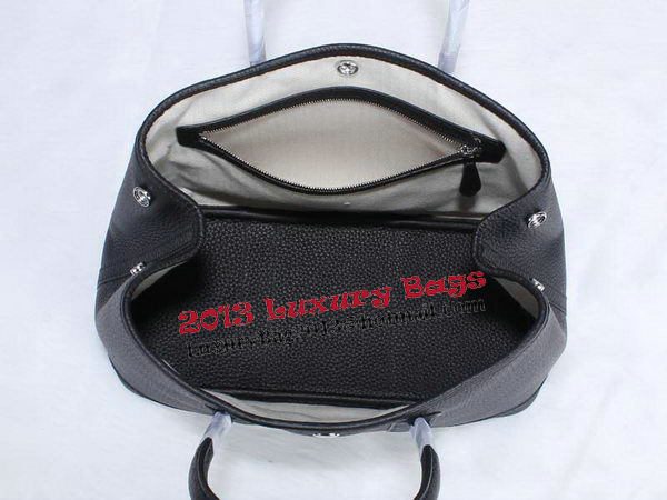 Hermes Garden Party 30cm Tote Bag Grainy Leather Black Hermes Garden Party 30cm Tote Bag Grainy Leather Black