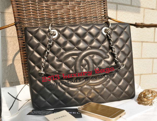 Chanel Classic Coco Bag Black GST Sheepskin Leather A50995 Silver Chanel Classic Coco Bag Black GST Sheepskin Leather A50995 Silver