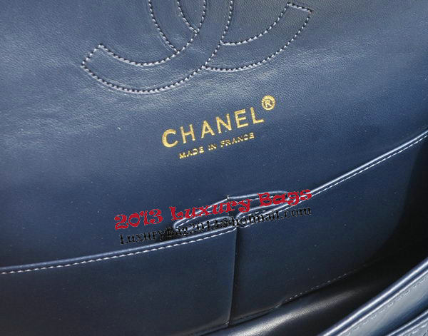 Chanel Glazed Crackled Leather Classic Flap Bag A30225 Royal Chanel Glazed Crackled Leather Classic Flap Bag A30225 Royal