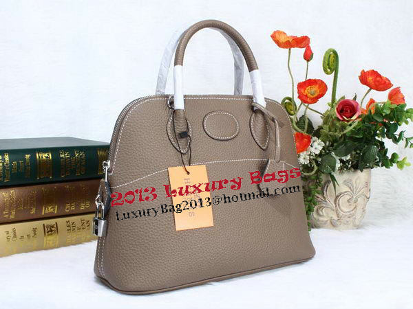 Hermes Bolide 31CM Calfskin Leather Tote Bag H509083 Grey Hermes Bolide 31CM Calfskin Leather Tote Bag H509083 Grey