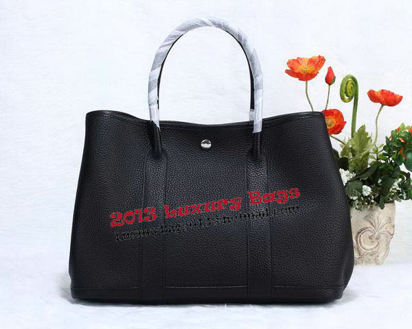 Hermes Garden Party 36cm Tote Bag Grainy Leather Black Hermes Garden Party 36cm Tote Bag Grainy Leather Black