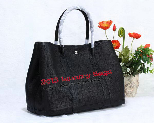 Hermes Garden Party 36cm Tote Bag Grainy Leather Black Hermes Garden Party 36cm Tote Bag Grainy Leather Black
