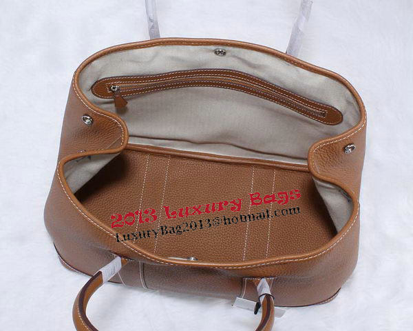 Hermes Garden Party 36cm Tote Bag Grainy Leather Brown Hermes Garden Party 36cm Tote Bag Grainy Leather Brown