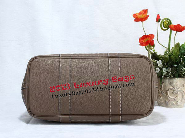 Hermes Garden Party 36cm Tote Bag Grainy Leather Grey Hermes Garden Party 36cm Tote Bag Grainy Leather Grey