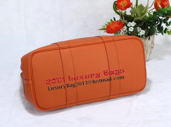 Hermes Garden Party 36cm Tote Bag Grainy Leather Orange Hermes Garden Party 36cm Tote Bag Grainy Leather Orange