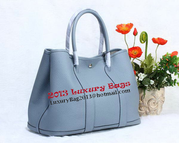 Hermes Garden Party 36cm Tote Bag Grainy Leather SKyBlue Hermes Garden Party 36cm Tote Bag Grainy Leather SKyBlue