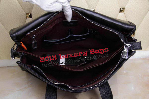 Hermes Briefcase Original Calf Leather H1709 Black Hermes Briefcase Original Calf Leather H1709 Black