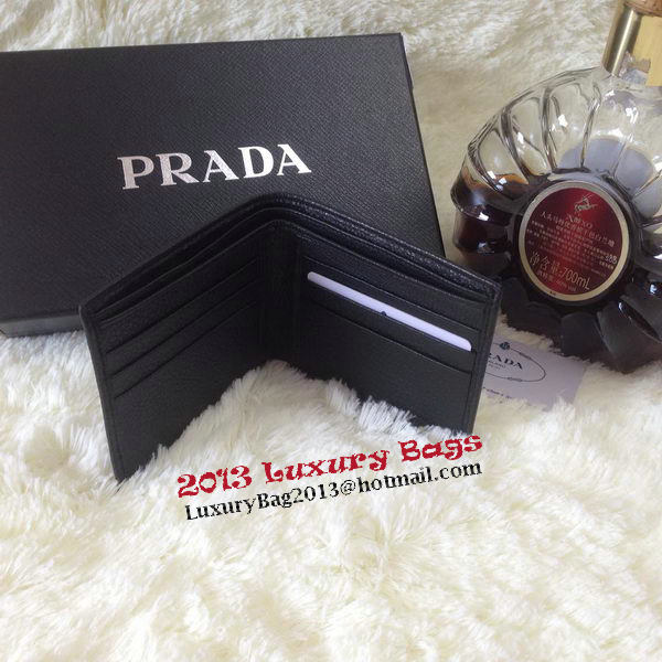 Prada Grainy Calf Leather Men Wallet 2M0513 Prada Grainy Calf Leather Men Wallet 2M0513