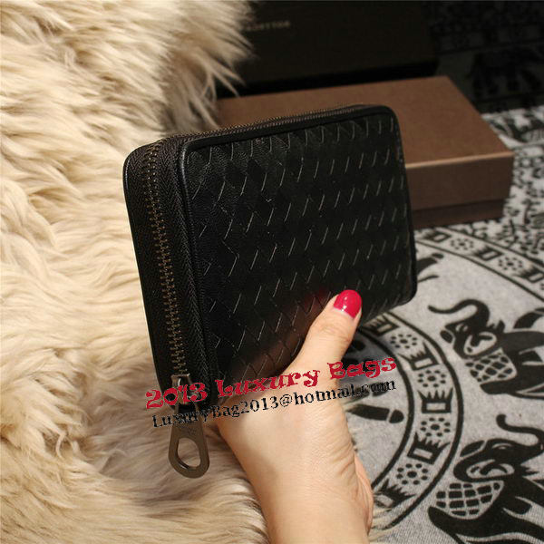 Bottega Veneta Intrecciato Nappa Zip Around Wallets 114073 Black Bottega Veneta Intrecciato Nappa Zip Around Wallets 114073 Black