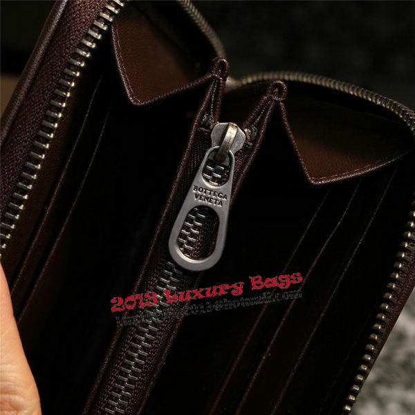 Bottega Veneta Intrecciato Nappa Zip Around Wallets 114073 Brown Bottega Veneta Intrecciato Nappa Zip Around Wallets 114073 Brown