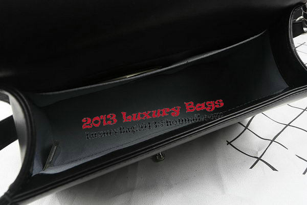 Boy Chanel Flap Shoulder Bags Black Original Sheepskin A67025 Silver Boy Chanel Flap Shoulder Bags Black Original Sheepskin A67025 Silver