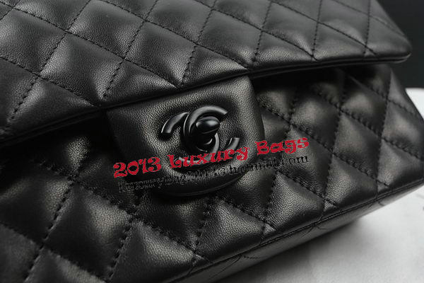 Chanel 2.55 Series Flap Bags Original Sheepskin Leather A1112 Black Chanel 2.55 Series Flap Bags Original Sheepskin Leather A1112 Black
