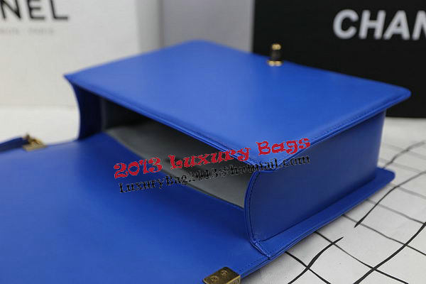 Chanel Boy Flap Shoulder Bag Original Sheepskin Leather A67087 Blue Chanel Boy Flap Shoulder Bag Original Sheepskin Leather A67087 Blue