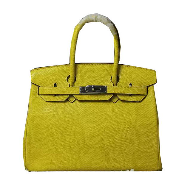 Hermes Birkin 35CM 30CM Tote Bag Lizard Leather H35H30 Yellow