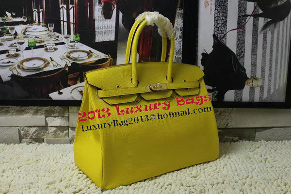Hermes Birkin 35CM 30CM Tote Bag Lizard Leather H35H30 Yellow Hermes Birkin 35CM 30CM Tote Bag Lizard Leather H35H30 Yellow