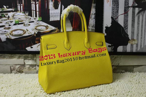 Hermes Birkin 35CM 30CM Tote Bag Lizard Leather H35H30 Yellow Hermes Birkin 35CM 30CM Tote Bag Lizard Leather H35H30 Yellow
