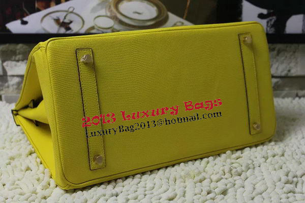 Hermes Birkin 35CM 30CM Tote Bag Lizard Leather H35H30 Yellow Hermes Birkin 35CM 30CM Tote Bag Lizard Leather H35H30 Yellow
