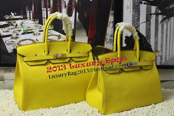 Hermes Birkin 35CM 30CM Tote Bag Lizard Leather H35H30 Yellow Hermes Birkin 35CM 30CM Tote Bag Lizard Leather H35H30 Yellow