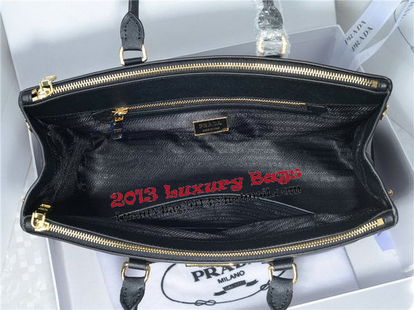 Prada Saffiano Calfskin Leather Tote Bag PBN1786 Black Prada Saffiano Calfskin Leather Tote Bag PBN1786 Black