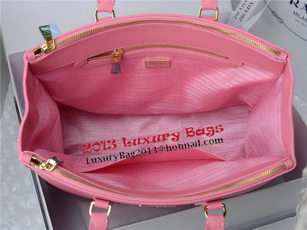 Prada Saffiano Calfskin Leather Tote Bag PBN1786 Pink Prada Saffiano Calfskin Leather Tote Bag PBN1786 Pink