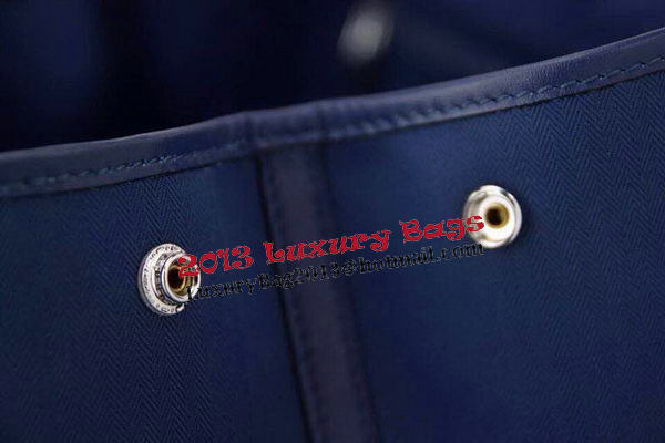 Hermes Garden Party 36cm 30cm Tote Bag Canvas Blue Hermes Garden Party 36cm 30cm Tote Bag Canvas Blue