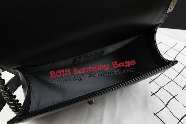 Boy Chanel Flap Shoulder Bags Original Lambskin A67025 Black Boy Chanel Flap Shoulder Bags Original Lambskin A67025 Black