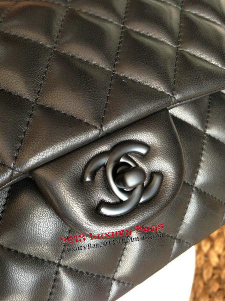 Chanel 2.55 Series Flap Bag Original Lambskin Leather A1112 Black Chanel 2.55 Series Flap Bag Original Lambskin Leather A1112 Black
