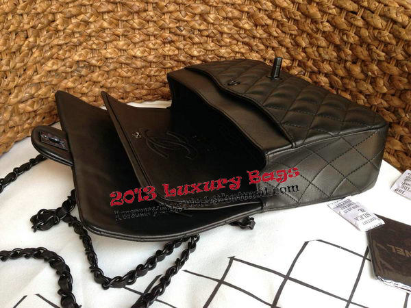 Chanel 2.55 Series Flap Bag Original Lambskin Leather A1112 Black Chanel 2.55 Series Flap Bag Original Lambskin Leather A1112 Black