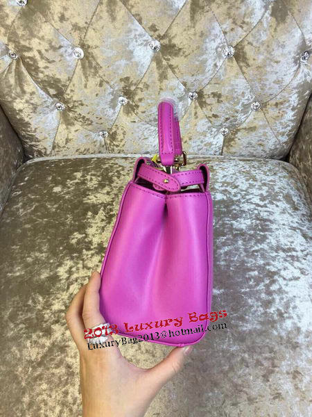 Fendi mini Peekaboo Bag Calfskin Leather 30320 Purple Fendi mini Peekaboo Bag Calfskin Leather 30320 Purple