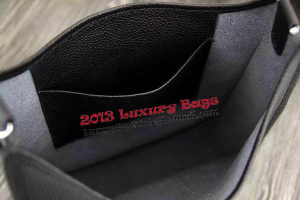 Hermes Evelyne 28cm Messenger Bag Original Leather H1188 Black Hermes Evelyne 28cm Messenger Bag Original Leather H1188 Black