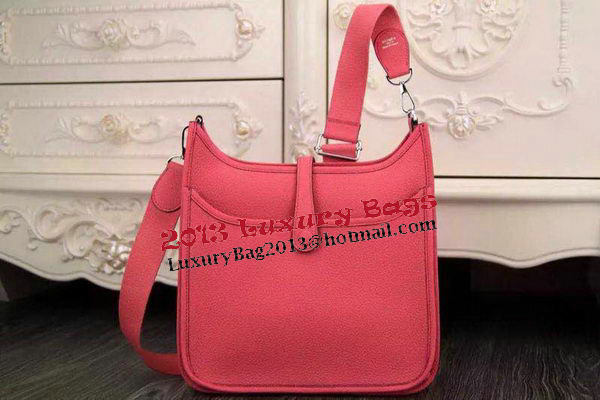 Hermes Evelyne 28cm Messenger Bag Original Leather H1188 Dark Pink Hermes Evelyne 28cm Messenger Bag Original Leather H1188 Dark Pink