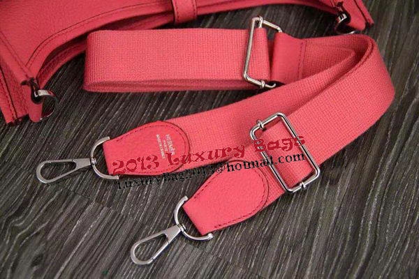 Hermes Evelyne 28cm Messenger Bag Original Leather H1188 Dark Pink Hermes Evelyne 28cm Messenger Bag Original Leather H1188 Dark Pink