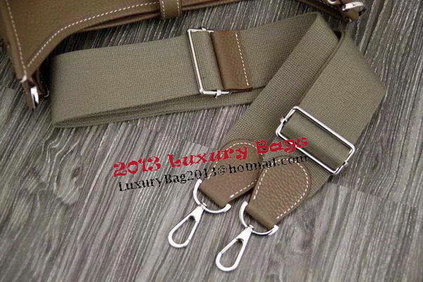 Hermes Evelyne 28cm Messenger Bag Original Leather H1188 Khaki Hermes Evelyne 28cm Messenger Bag Original Leather H1188 Khaki