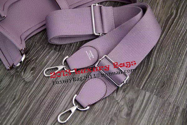 Hermes Evelyne 28cm Messenger Bag Original Leather H1188 Lavender Hermes Evelyne 28cm Messenger Bag Original Leather H1188 Lavender