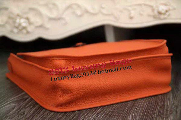 Hermes Evelyne 28cm Messenger Bag Original Leather H1188 Orange Hermes Evelyne 28cm Messenger Bag Original Leather H1188 Orange