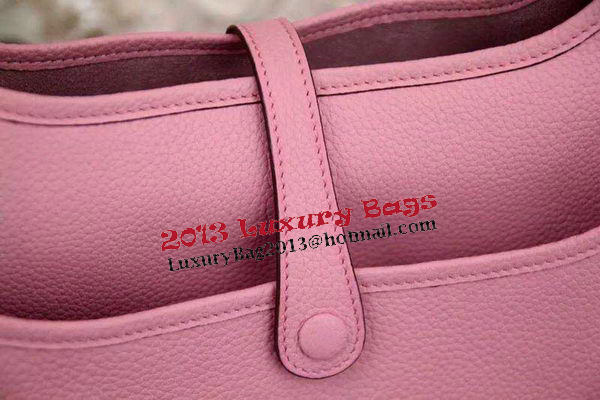 Hermes Evelyne 28cm Original calf leather Messenger Bag H1188 Pink Hermes Evelyne 28cm Original calf leather Messenger Bag H1188 Pink