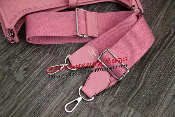 Hermes Evelyne 28cm Original calf leather Messenger Bag H1188 Pink Hermes Evelyne 28cm Original calf leather Messenger Bag H1188 Pink