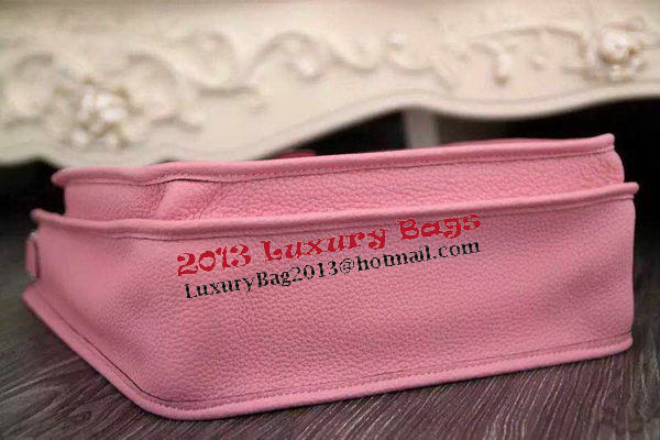 Hermes Evelyne 28cm Original calf leather Messenger Bag H1188 Pink Hermes Evelyne 28cm Original calf leather Messenger Bag H1188 Pink