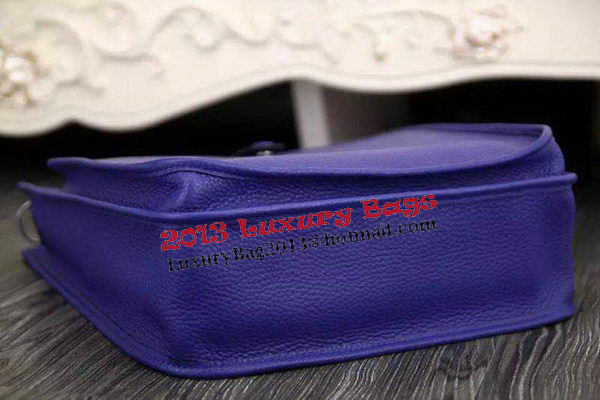 Hermes Evelyne 28cm Messenger Bag Original Leather H1188 Royal Hermes Evelyne 28cm Messenger Bag Original Leather H1188 Royal