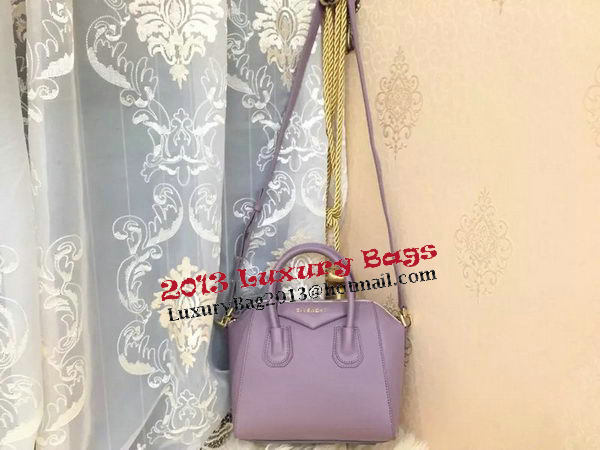 Givenchy mini Antigona Bag Goat Leather G1900 Purple Givenchy mini Antigona Bag Goat Leather G1900 Purple