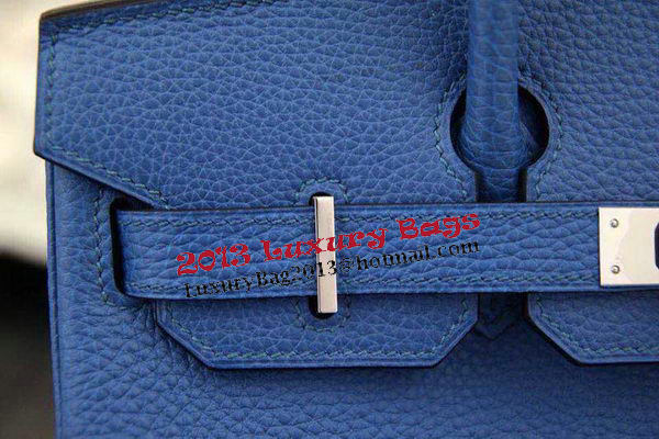Hermes Birkin 35CM 30CM Tote Bag Original Leather HB35O Blue Hermes Birkin 35CM 30CM Tote Bag Original Leather HB35O Blue
