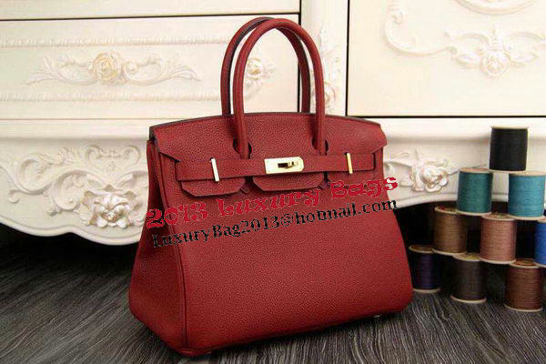 Hermes Birkin 35CM 30CM Tote Bag Original Leather HB35O Burgundy Hermes Birkin 35CM 30CM Tote Bag Original Leather HB35O Burgundy