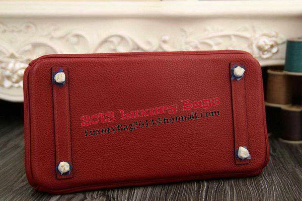 Hermes Birkin 35CM 30CM Tote Bag Original Leather HB35O Burgundy Hermes Birkin 35CM 30CM Tote Bag Original Leather HB35O Burgundy