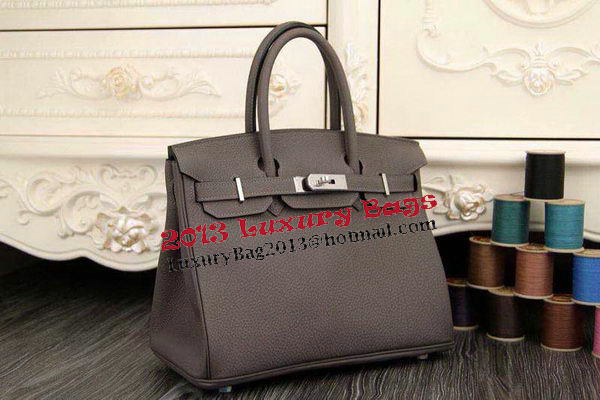 Hermes Birkin 35CM 30CM Tote Bag Original Leather HB35O Gray Hermes Birkin 35CM 30CM Tote Bag Original Leather HB35O Gray