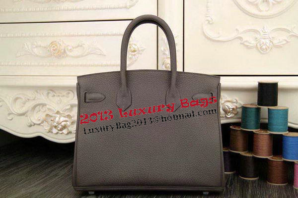 Hermes Birkin 35CM 30CM Tote Bag Original Leather HB35O Gray Hermes Birkin 35CM 30CM Tote Bag Original Leather HB35O Gray