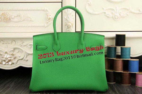 Hermes Birkin 35CM 30CM Tote Bag Original Leather HB35O Green Hermes Birkin 35CM 30CM Tote Bag Original Leather HB35O Green