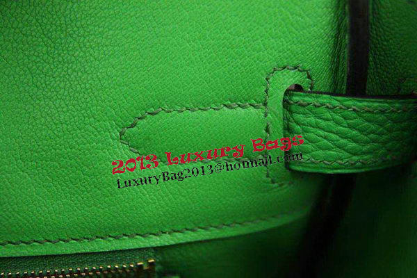 Hermes Birkin 35CM 30CM Tote Bag Original Leather HB35O Green Hermes Birkin 35CM 30CM Tote Bag Original Leather HB35O Green