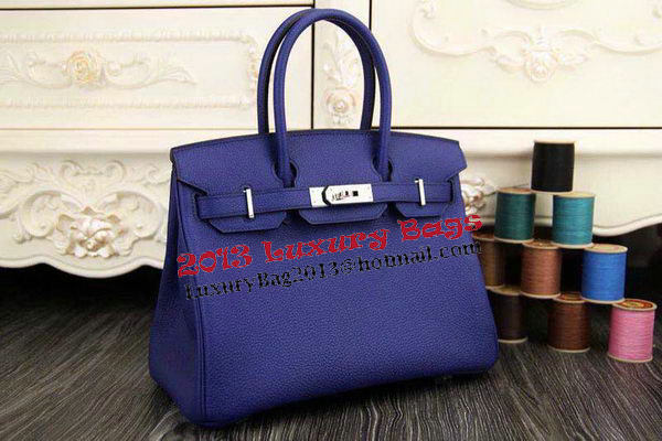 Hermes Birkin 35CM 30CM Tote Bag Original Leather HB35O Royal Hermes Birkin 35CM 30CM Tote Bag Original Leather HB35O Royal