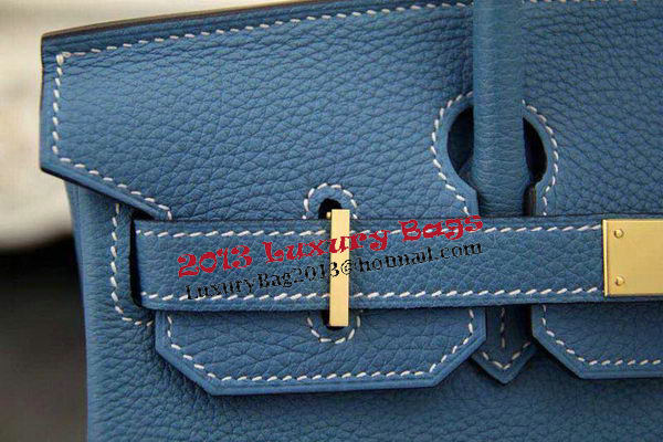 Hermes Birkin 35CM 30CM Tote Bag Original Leather HB35O SkyBlue Hermes Birkin 35CM 30CM Tote Bag Original Leather HB35O SkyBlue
